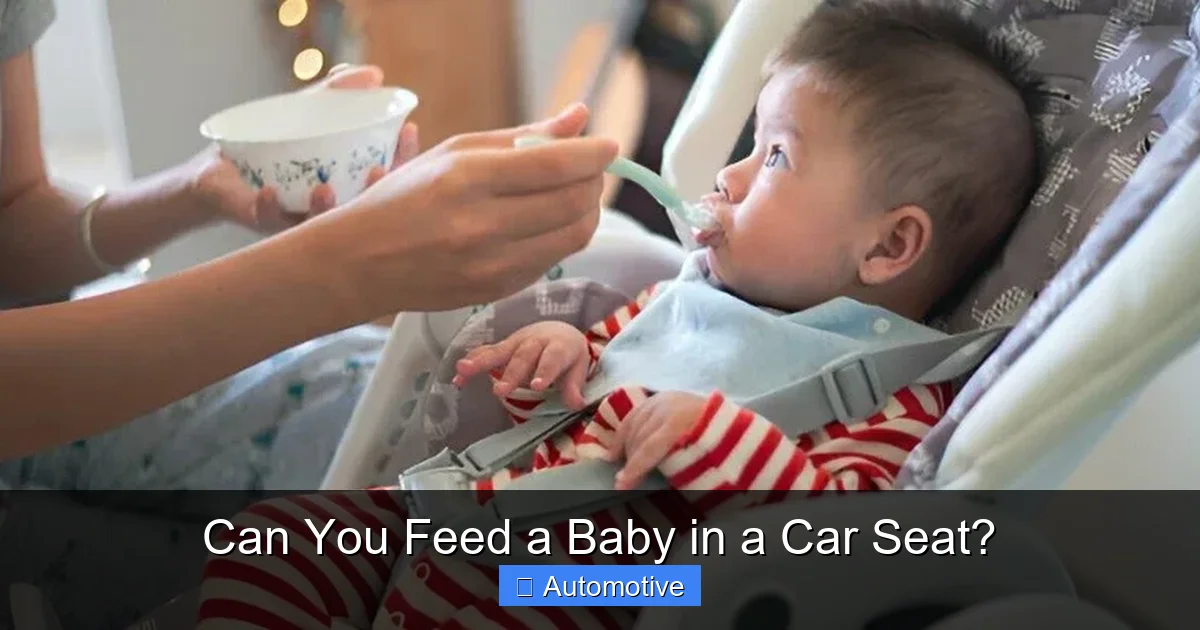 Can You Feed a Baby in a Car Seat?