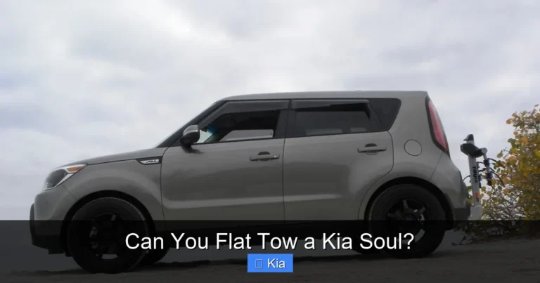 Can You Flat Tow a Kia Soul?