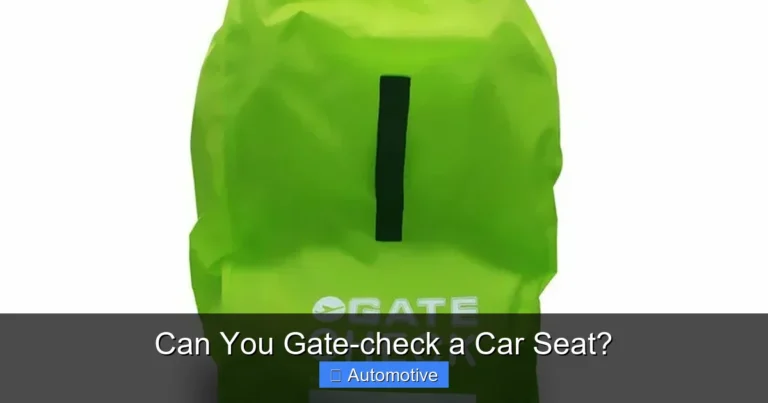 Can You Gate-check a Car Seat?