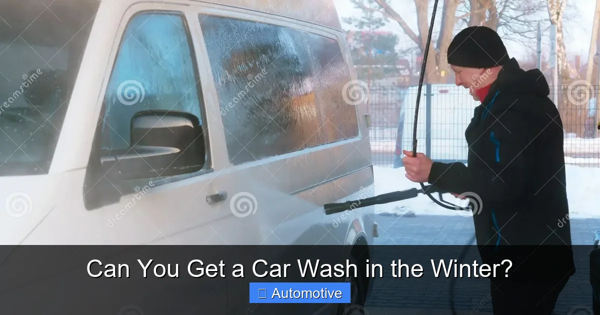 Can You Get a Car Wash in the Winter?