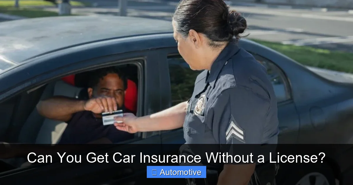 Can You Get Car Insurance Without a License?