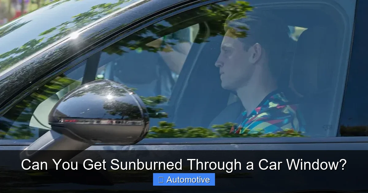 Can You Get Sunburned Through a Car Window?