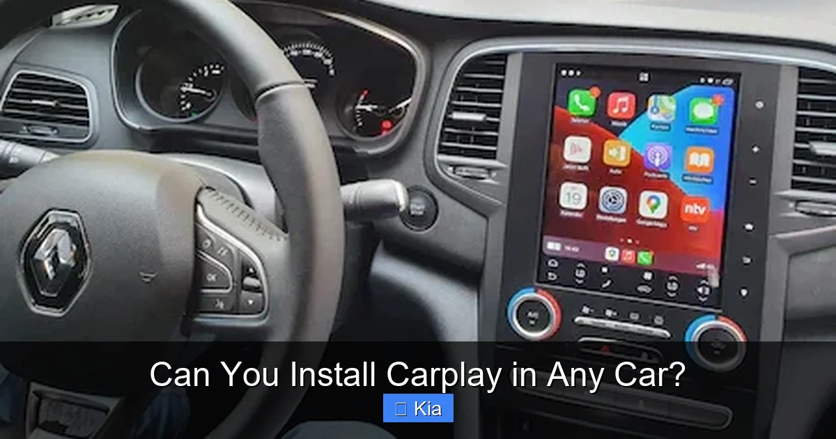 Can You Install Carplay in Any Car?