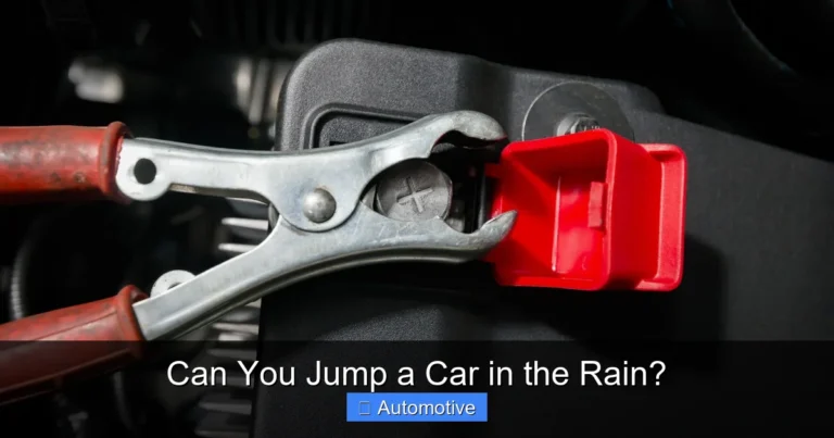 Can You Jump a Car in the Rain?