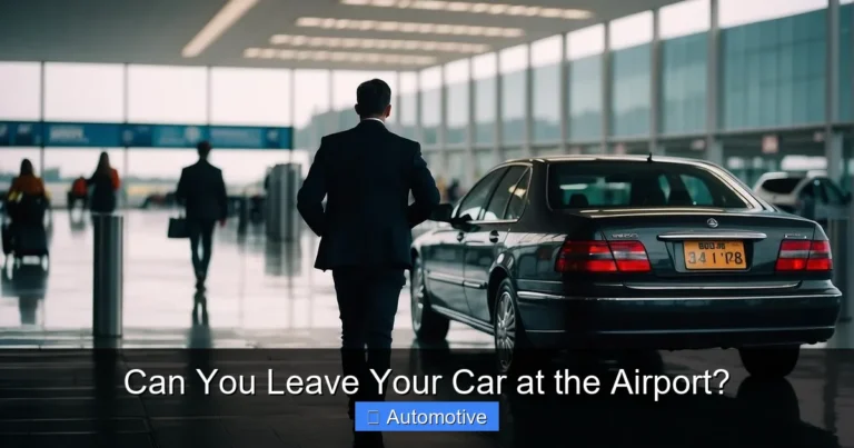 Can You Leave Your Car at the Airport?
