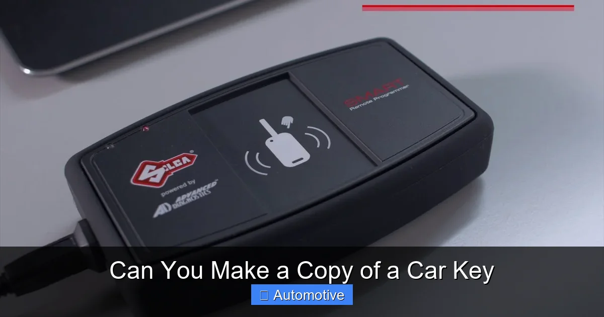 Can You Make a Copy of a Car Key