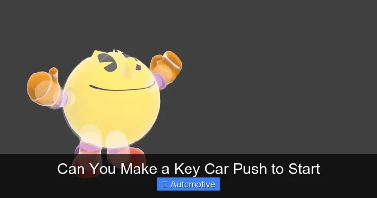 Can You Make a Key Car Push to Start