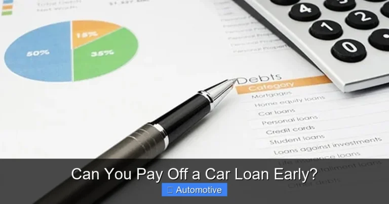 Can You Pay Off a Car Loan Early?