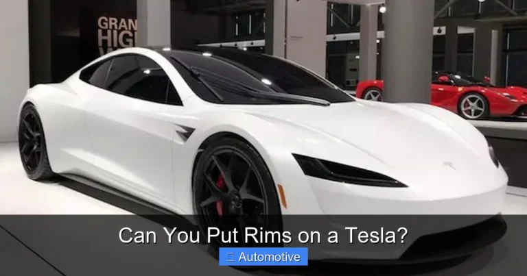 Can You Put Rims on a Tesla?