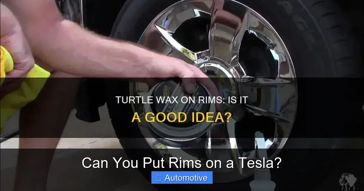 Can You Put Rims on a Tesla?