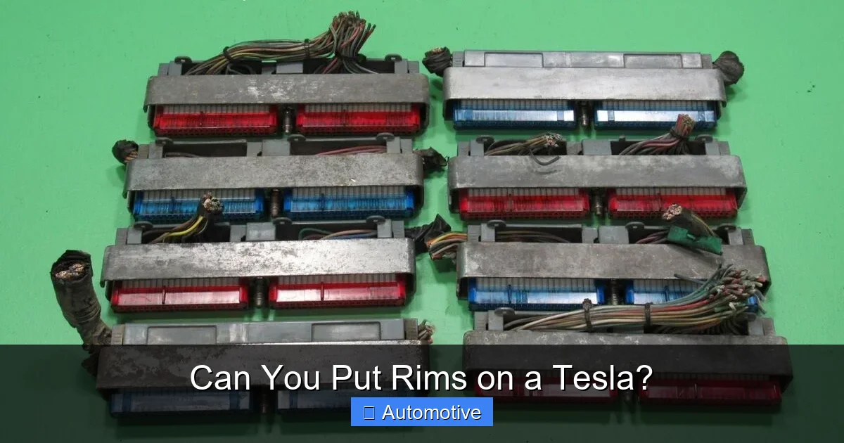 Can You Put Rims on a Tesla?