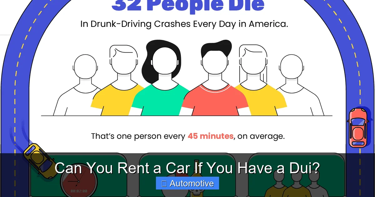 Can You Rent a Car If You Have a Dui?