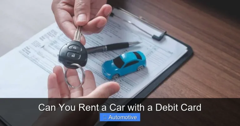 Can You Rent a Car with a Debit Card