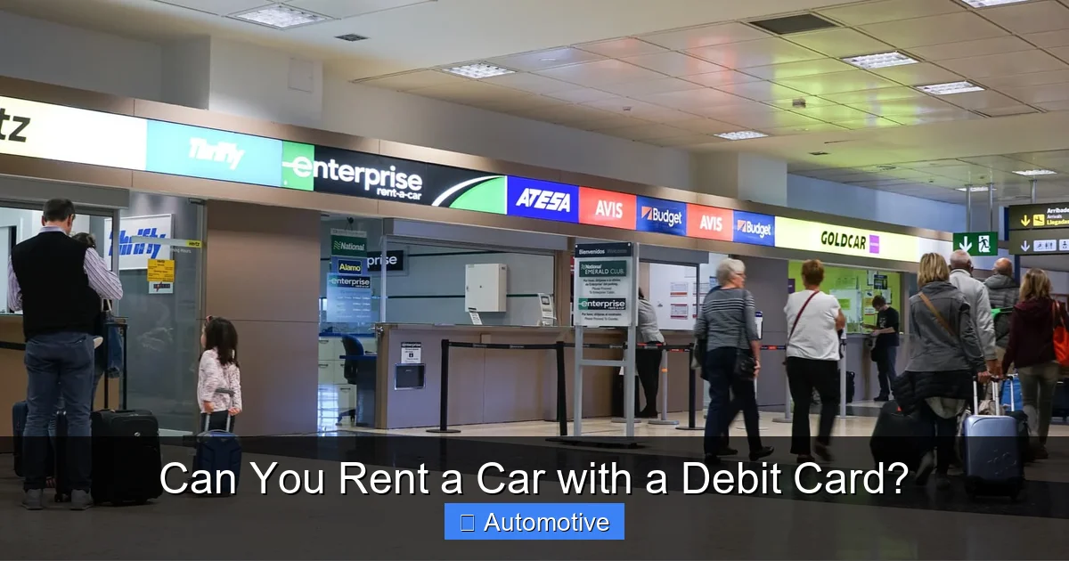 Can You Rent a Car with a Debit Card?
