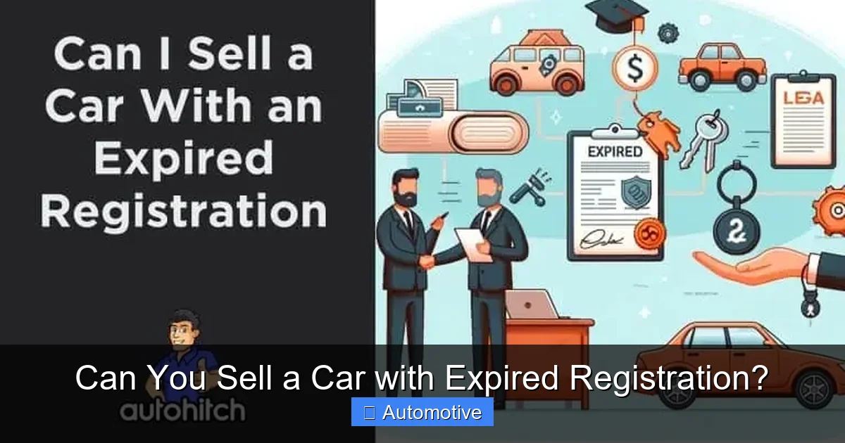 Can You Sell a Car with Expired Registration?