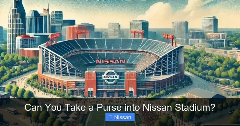 Can You Take a Purse into Nissan Stadium?