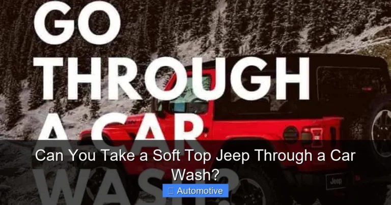 Can You Take a Soft Top Jeep Through a Car Wash?
