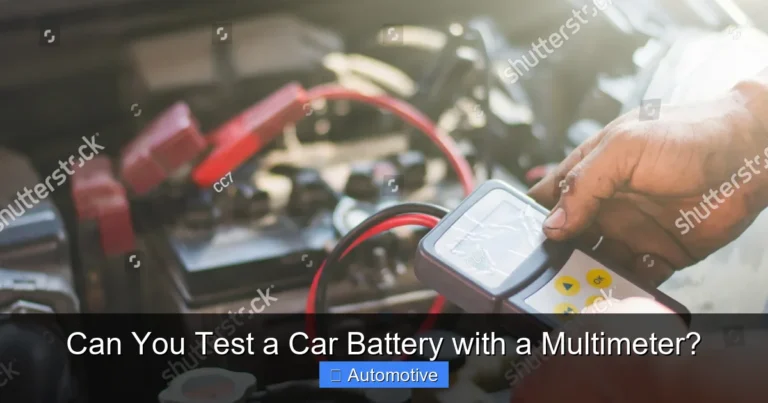 Can You Test a Car Battery with a Multimeter?