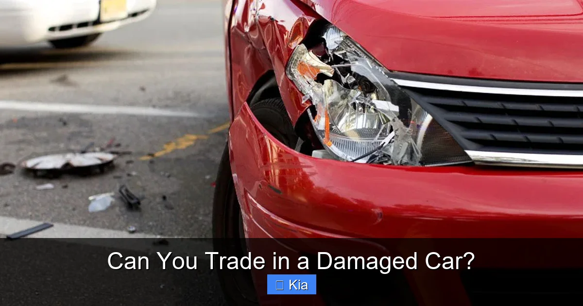 Can You Trade in a Damaged Car?