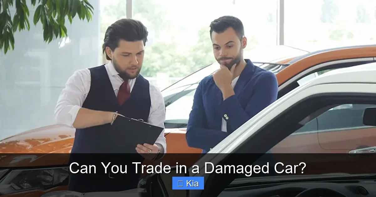 Can You Trade in a Damaged Car?