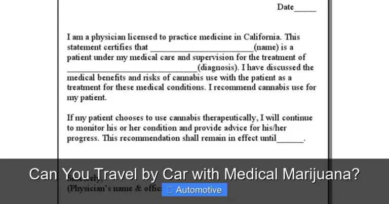 Can You Travel by Car with Medical Marijuana?