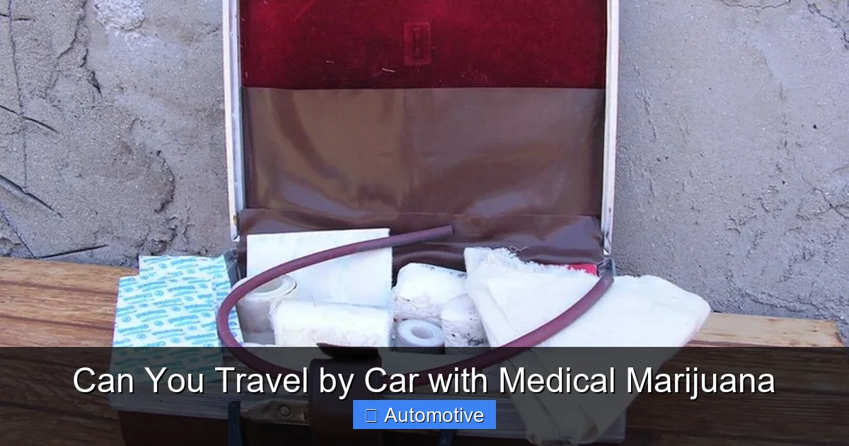 Can You Travel by Car with Medical Marijuana
