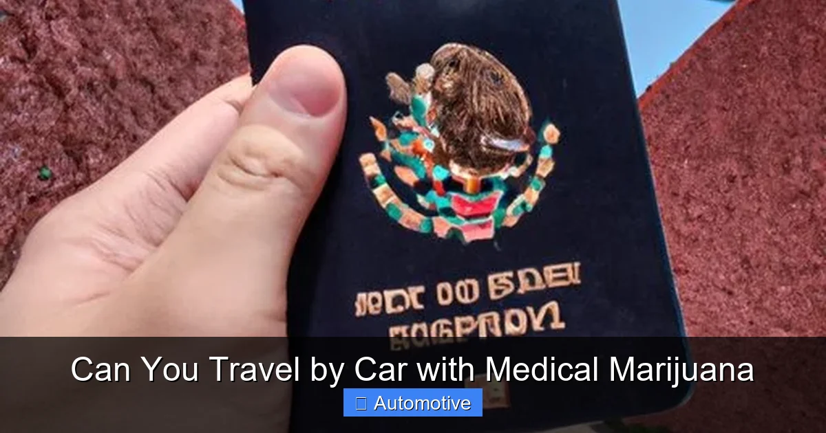 Can You Travel by Car with Medical Marijuana