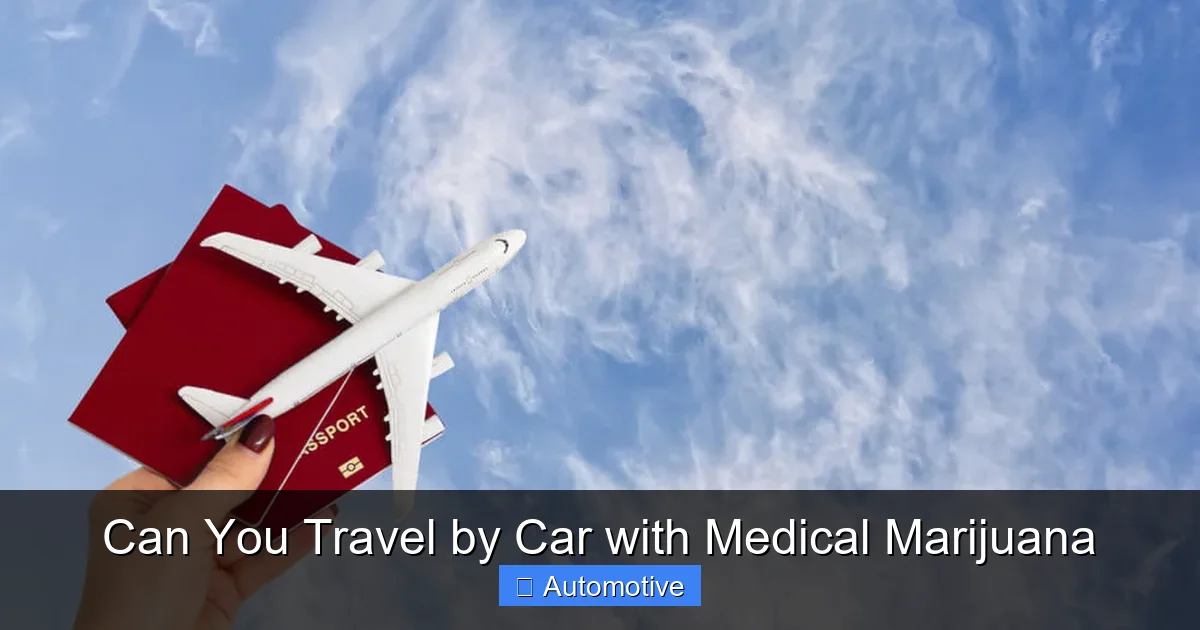 Can You Travel by Car with Medical Marijuana