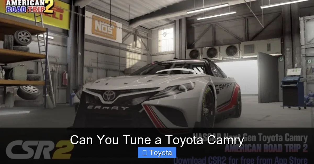 Can You Tune a Toyota Camry