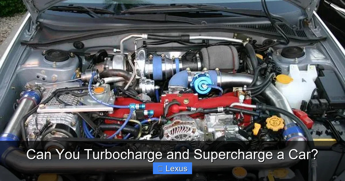 Can You Turbocharge and Supercharge a Car?