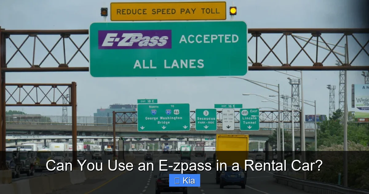 Can You Use an E-zpass in a Rental Car?