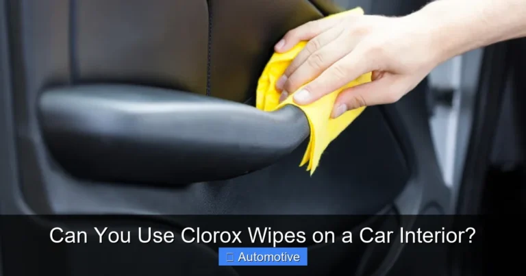 Can You Use Clorox Wipes on a Car Interior?