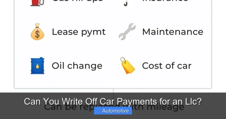 Can You Write Off Car Payments for an Llc?