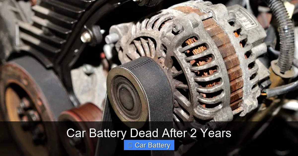Car Battery Dead After 2 Years