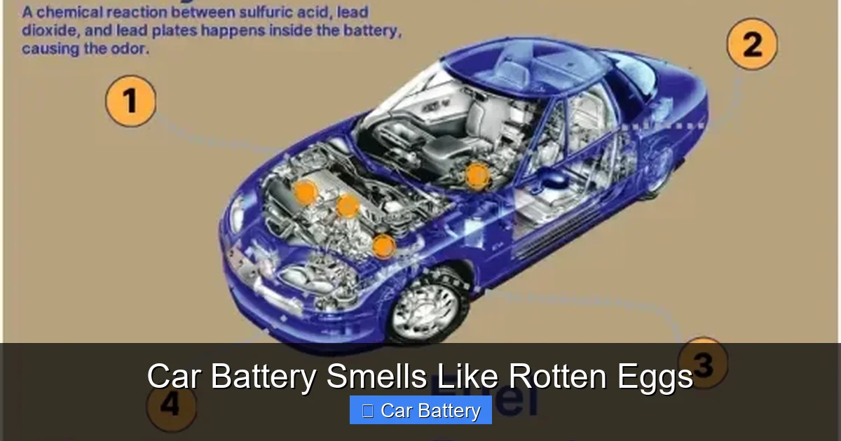 Car Battery Smells Like Rotten Eggs