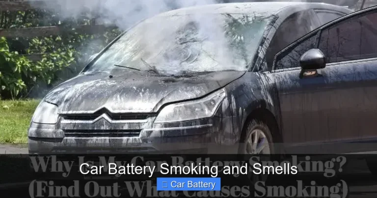 Car Battery Smoking and Smells