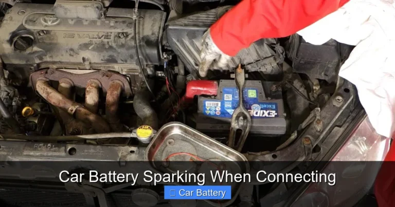 Car Battery Sparking When Connecting