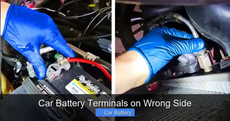 Car Battery Terminals on Wrong Side