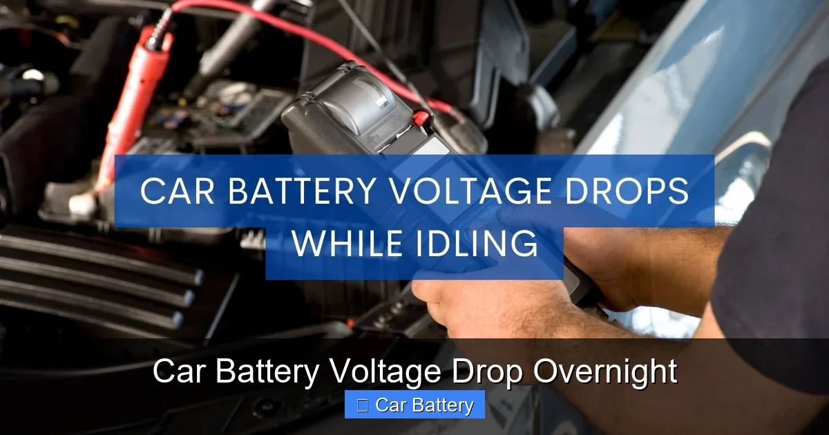 Car Battery Voltage Drop Overnight