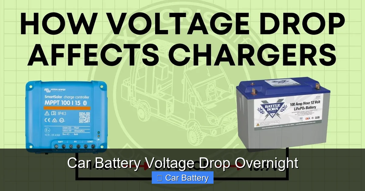 Car Battery Voltage Drop Overnight