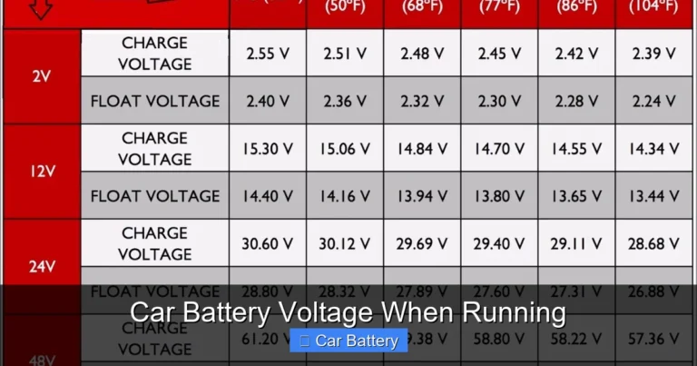 Car Battery Voltage When Running