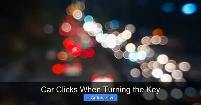 Car Clicks When Turning the Key