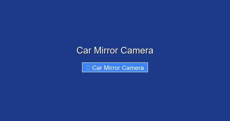 Car Mirror Camera
