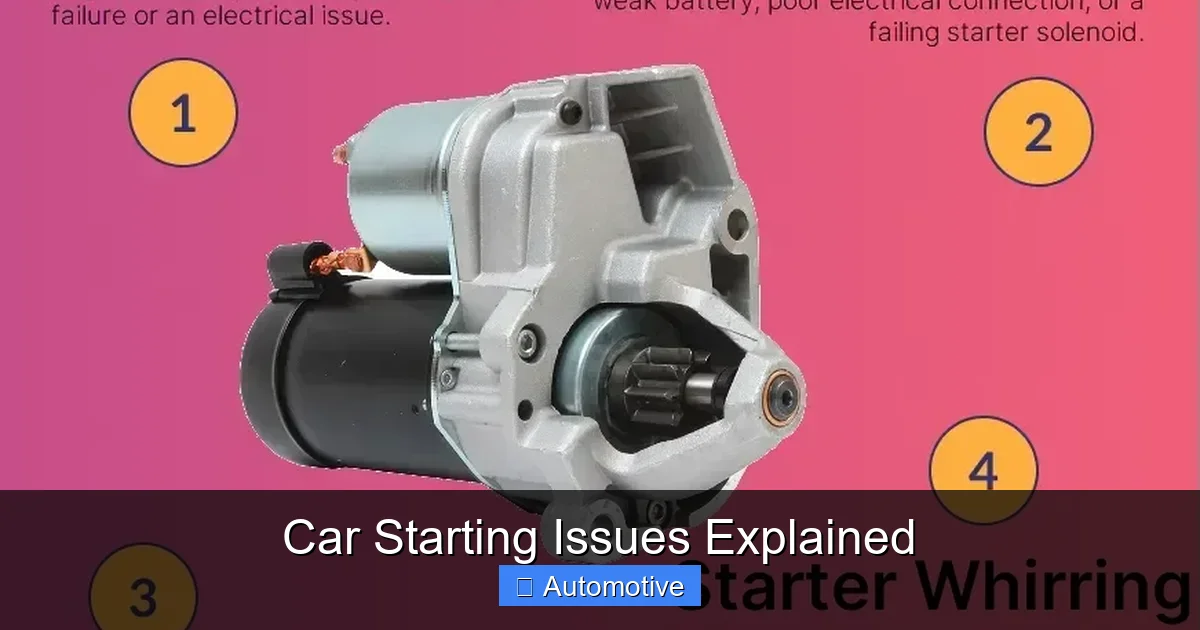 Car Starting Issues Explained