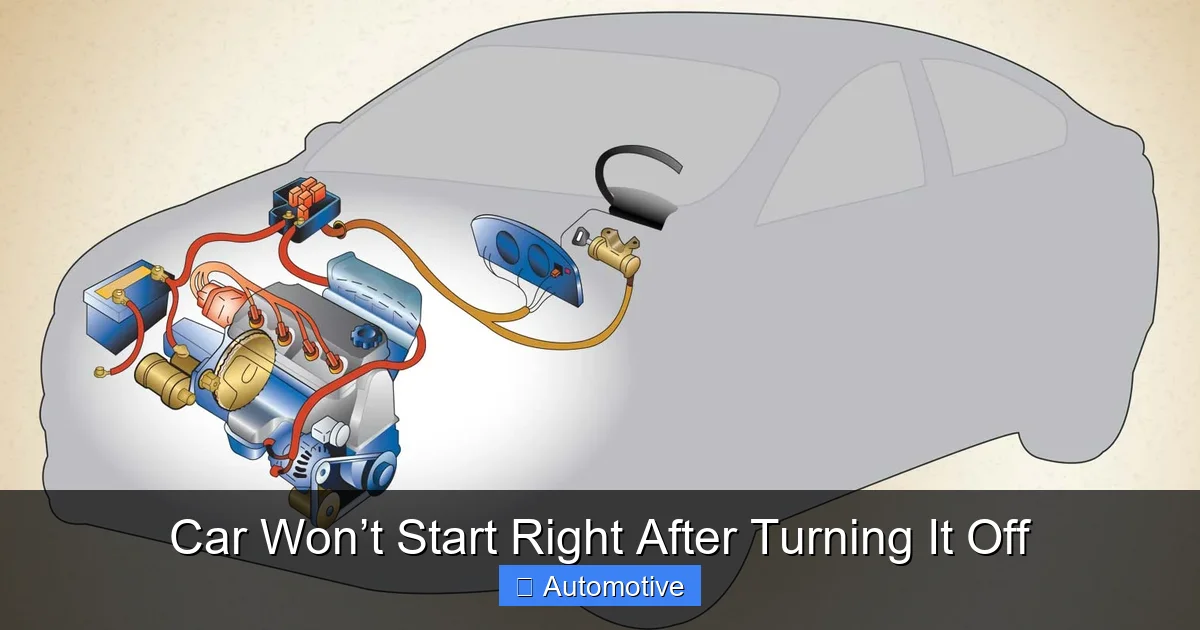 Car Won’t Start Right After Turning It Off