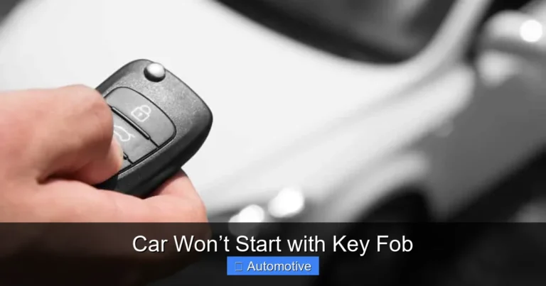 Car Won’t Start with Key Fob