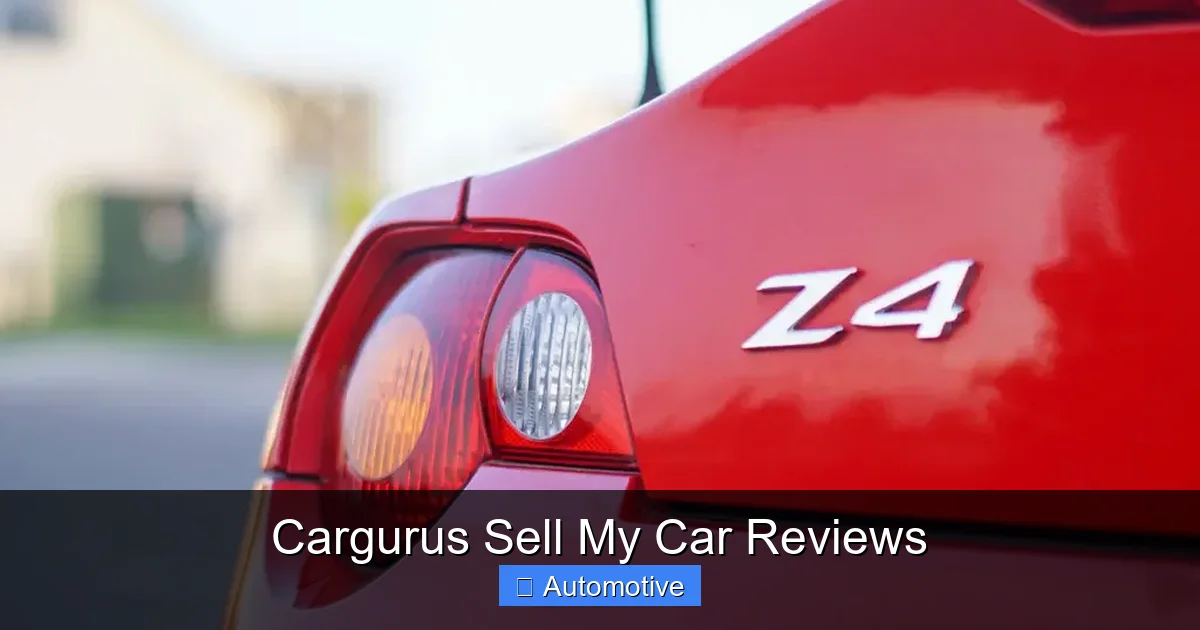Cargurus Sell My Car Reviews