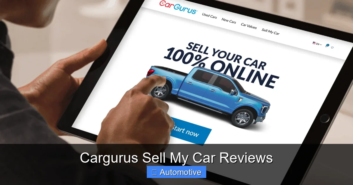 Cargurus Sell My Car Reviews
