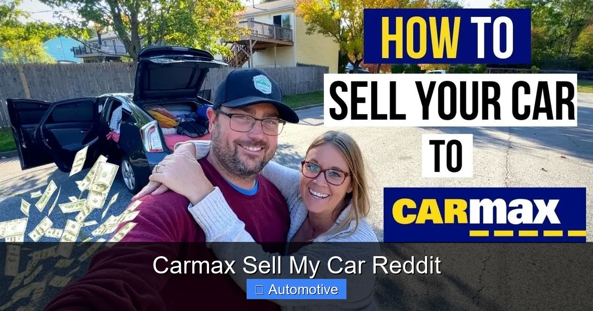 Carmax Sell My Car Reddit