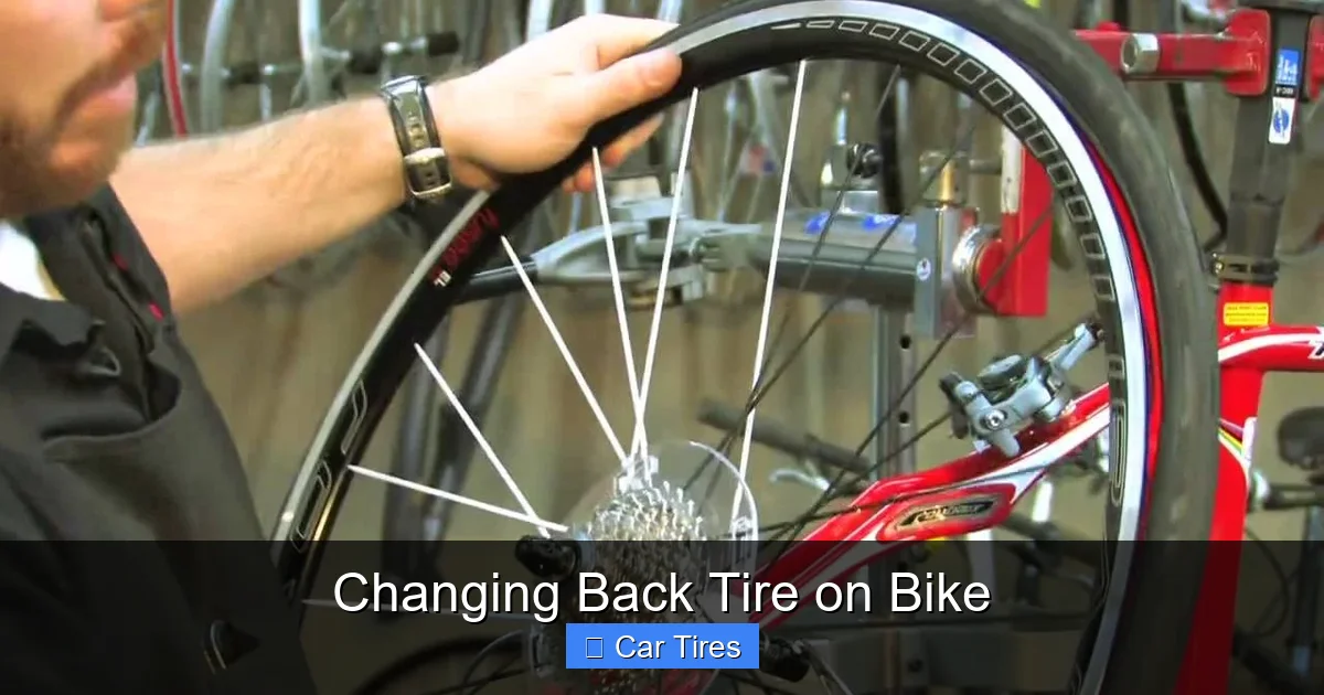 Changing Back Tire on Bike